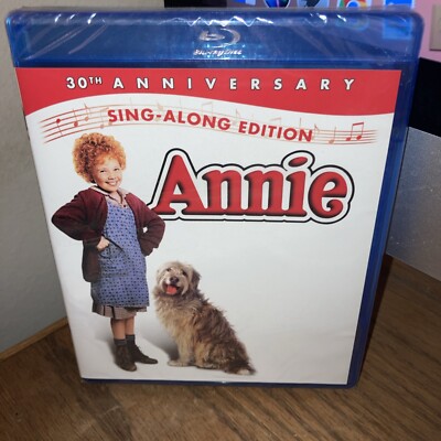 ANNIE (Blu-ray, 1982) BRAND NEW & SEALED- Carol Burnett, Albert Finney-image