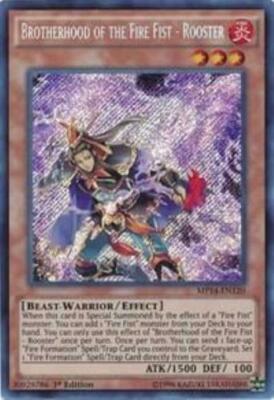 YUGIOH Brotherhood of the Fire Fist - Rooster  MP14-EN120 1ST EDITION NM-image