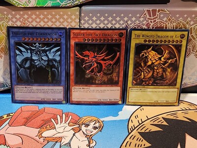 Yu-Gi-Oh! 25th Anniversary Edition LC01 Egyptian God Set! Slifer, Ra, Obelisk 🔥-image