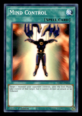 Yugioh Legendary Duelists: Rage of Ra #LED7-EN044 Mind Control-image