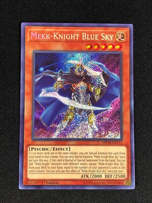 YUGIOH MEKK-KNIGHT BLUE SKY MP18-EN177 1ST SECRET-image