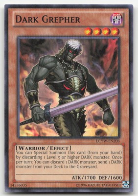 Yu-Gi-Oh TCG #LCYW-EN208 Dark Grepher Common LP-image