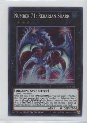 2017 Yu-Gi-Oh! Mega-Tins Limited Edition Number 71: Rebarian Shark e6j-image