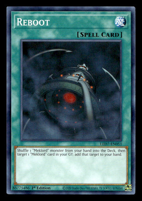 Yugioh Legendary Duelists: Rage of Ra #LED7-EN051 Reboot-image