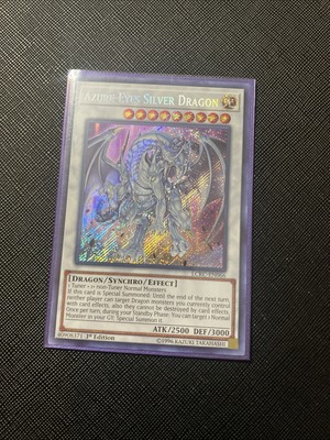Azure-Eyes Silver Dragon LCKC-EN066 Yu-Gi-Oh Legendary Collection Kaiba-1st...-image