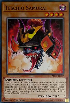 Samurai Skull - Common - 2018 Mega-Tin Mega-Pack - MP18-IT089 - Italian New-image