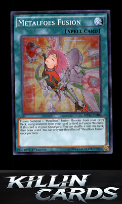 1st Edition Metalfoes Fusion MP17-EN104 Super Rare 2017 Mega-Tins Mega Pack YuGi-image
