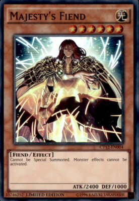 Majesty's Fiend Super Rare #CT12-EN004 Yugioh Super Rare-image
