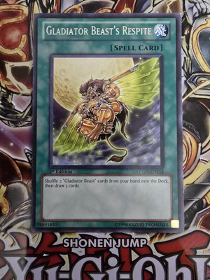 1x NM Gladiator Beast's Respite - LCGX-EN254 - Rare - Unlimited Edition  YuGiO-image