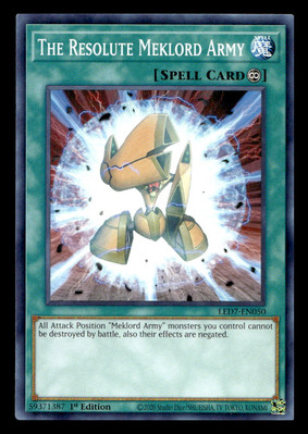 Yugioh Legendary Duelists: Rage of Ra #LED7-EN050 The Resolute Meklord Army-image