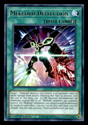 Yugioh Legendary Duelists: Rage of Ra #LED7-EN021 Meklord Deflection Rare-image