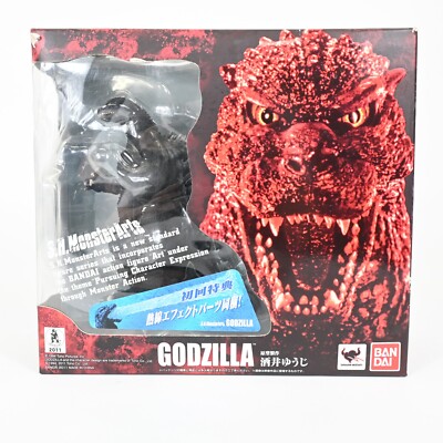 S.H.MonsterArts Godzilla Blue Atomic Breath Ver First Release Figure Bandai-image