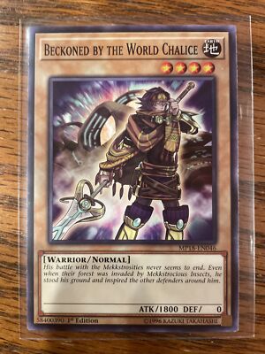 Yu-Gi-Oh! TCG Beckoned by the World Chalice Mega Pack 2018 1st Edition Common-image