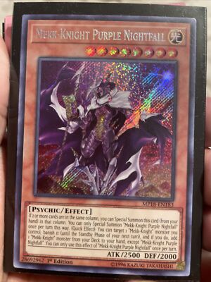 Yu-Gi-Oh! TCG Mekk-Knight Purple Nightfall 2018 Mega-Tin Mega Pack MP18-EN183...-image