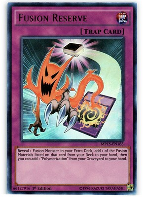 Fusion Reserve - MP15-EN185 - Ultra Rare - 1st Edition - Moderately Played-image