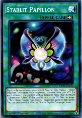 Yu-Gi-Oh Yugioh Starlit Papillon MP23-EN270 Mega Tin 2023 Dueling Heroes-image