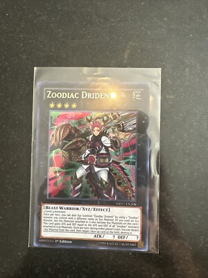 Yu-Gi-Oh! TCG Zoodiac Drident 2017 Mega-Tin Mega Pack MP17-EN208 1st Edition...-image