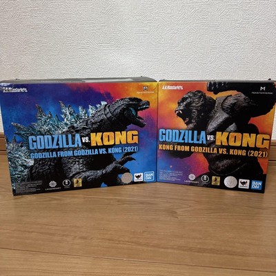 S.H Monsterarts Godzilla Vs Kong 2021 2-Piece Set-image