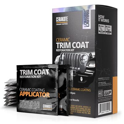 CERAKOTE® Ceramic Trim Coat Kit - Quick Plastic Trim Restorer - Ceramic Coati...-image