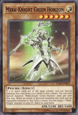Yu-Gi-Oh! Mekk-Knight Green Horizon EXFO-EN015 Common Unlimited NM-image