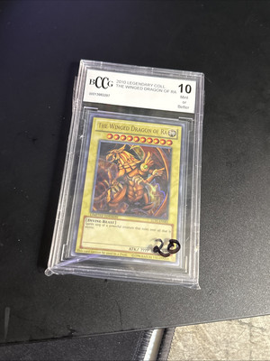2010 Legendary Collection The Winged Dragon of RA #LC01-EN003 - BCCG MINT 10-image