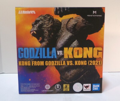 S.H. MonsterArts 2021 Godzilla vs Kong KING KONG Figure 2532591 NIB A 092322WT4-image