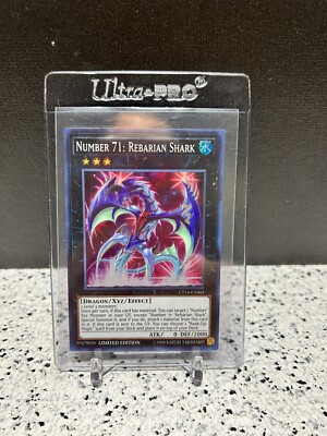 Yu-Gi-Oh! TCG Number 71: Rebarian Shark 2017 Mega-Tins Promos CT14-EN005 Limited-image