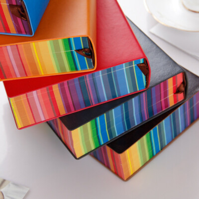 Thick Leather Colorful Journal Notebook Blank Paper Writing Diary 640 Pages-image