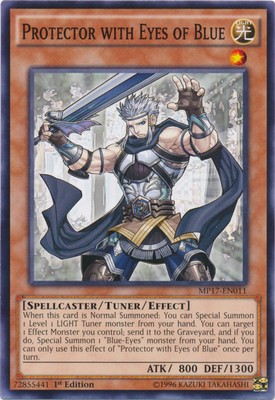 Protector with Eyes of Blue - MP17-EN011 - Common - 1st Edition - Lightly Played-image