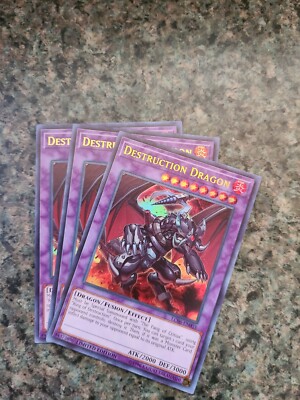 3x (M/NM) - Destruction Dragon - LC06-EN003 - Ultra Rare Limited Edition Y2-image