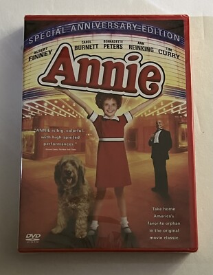 Annie (DVD Special Anniversary Edition) NEW SEALED Finney Burnett Peters Curry-image