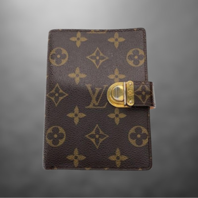 Auth Louis Vuitton Monogram Agenda Koala Notebook case Day Planner Cover R21013-image