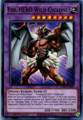 Legendary Duelists: Season 3 #LDS3-EN030 Evil HERO Wild Cyclone (Red)-image