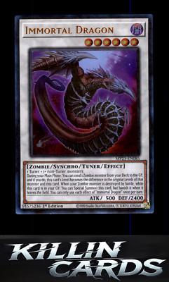 Immortal Dragon MP23-EN085 Ultra Rare 25th Anniversary Tin: Dueling Heroes Mega -image