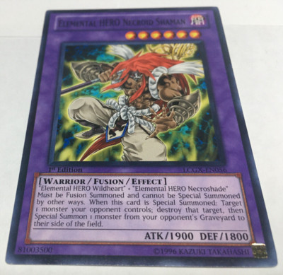 Yu-Gi-Oh! Elemental Hero Necroid Shaman- LCGX-EN056 LEGENDARY COLLECTION 2-image
