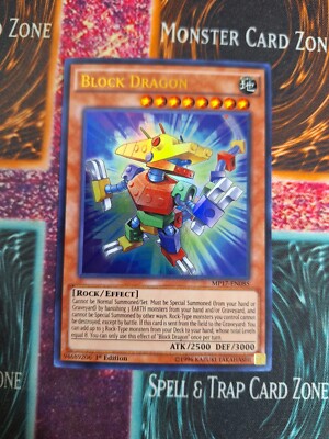 Yu-Gi-Oh! Block Dragon MP17-EN085 Ultra Rare 1st Edition Near Mint-image