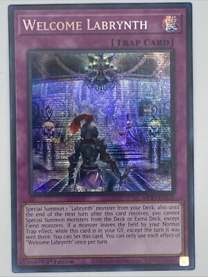 Welcome Labrynth MP23-EN235 25th Anniversary Tin: Dueling Heroes Mega Pack...-image
