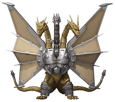 Japan Bandai S.H.MonsterArts Mecha-King Ghidorah Action Figure Yuji Sakai PVC-image