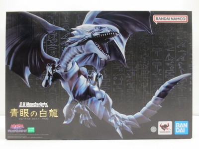 Opened Item S.H.Monsterarts Blue-Eyed White Dragon Yu-Gi-Oh! Figure 6587-image