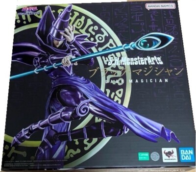 S.H.MonsterArts Yu-Gi-Oh! Dark Magician TAMASHII NATIONS Bandai Japanese-image