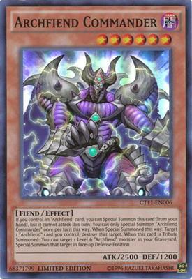 Archfiend Commander (CT11-EN006) - Super Rare-image