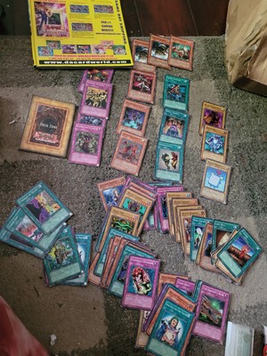 Yugioh Card Bulk Lot Of 82 With  Playmat 1996?-image