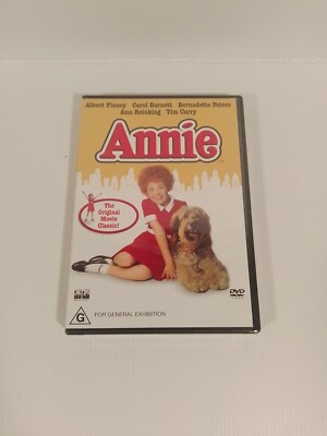 Annie DVD 1981 New & Sealed Region 4 Carol Burnett Tim Curry Bernadette Peters-image