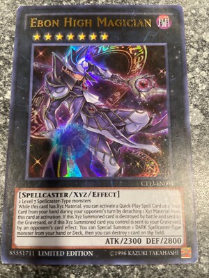 Yu-Gi-Oh! TCG Ebon High Magician 2016 Mega-Tins CT13-EN004 Limited Edition Ultra-image