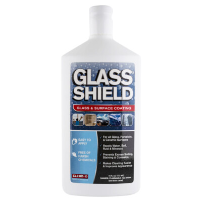 Unelko Shield Glass & Surface Coating For Showers, Tiles, Mirrors & Cars, 16 oz-image