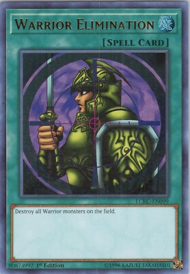 Warrior Elimination MP LCKC 1st Legendary Collection Kaiba Yugioh-image