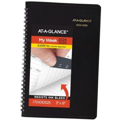 Planner 2024-2025 Academic, Weekly, Hourly Small 2024-2025 New Edition-image