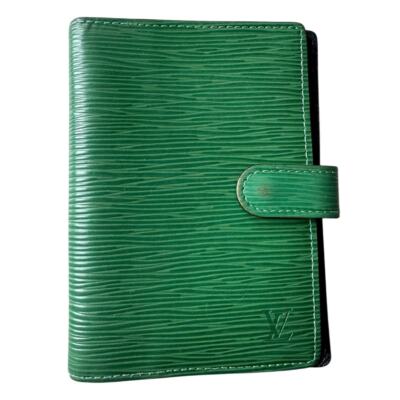 LOUIS VUITTON Epi Green Agenda PM Day Planner Cover-image