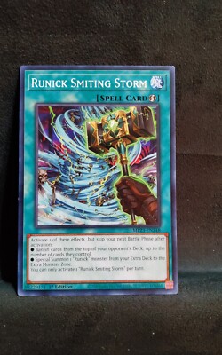 Runick Smiting Storm MP23-EN248 25th Anniversary Tin: Dueling Heroes Mega...-image