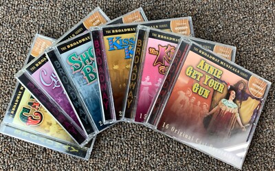 6 LOT of Original Cast Recording - The Broadway Musicals Series Annie, King, etc-image